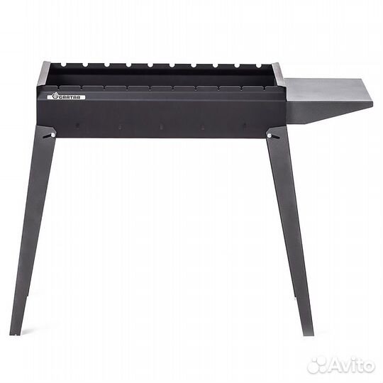 Мангал классический на ножках и полочкой