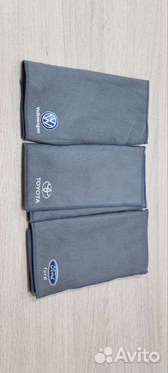 Микрофибра брендированная с разными лого