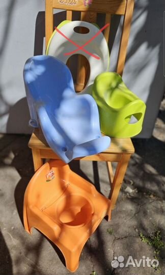 Горшок детский Икея и горка для купания