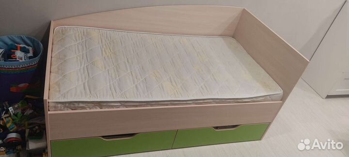 Детская кровать от 3 лет с матрасом бу