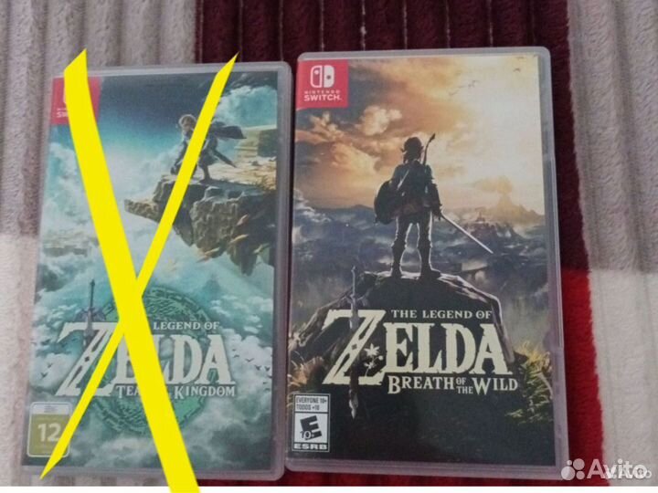 Игры на nintendo switch (картридж) Zelda