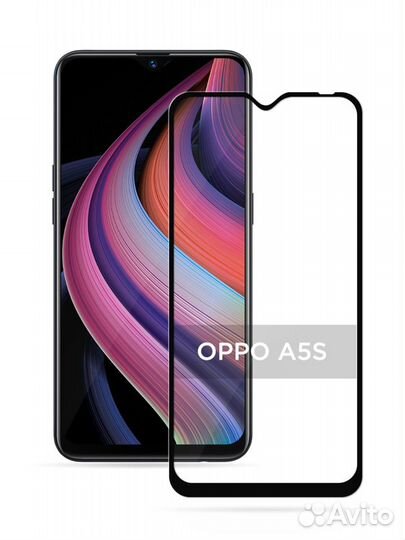 Защитное стекло для oppo A5s / AX7 / Realme 3