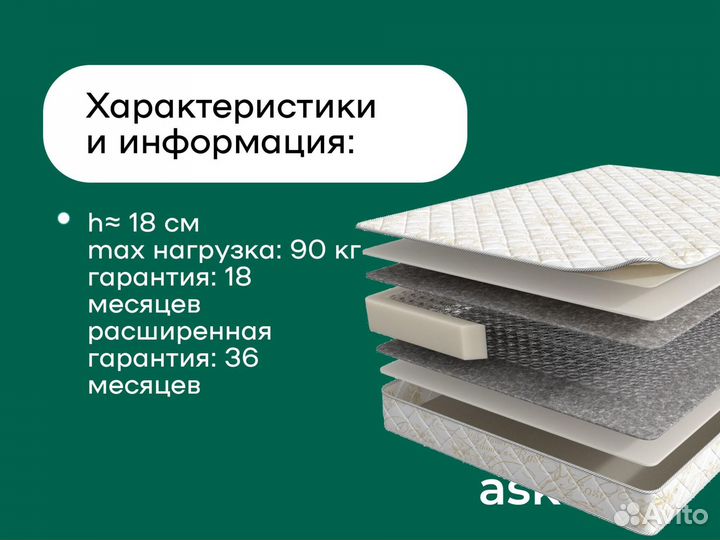 Матрасы аскона