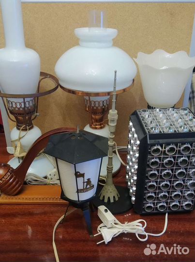 Настольные лампы, светильники СССР