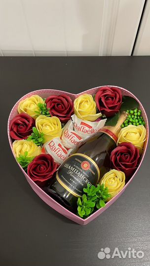 Букет мыльных роз на 14 февраля, день влюбленных