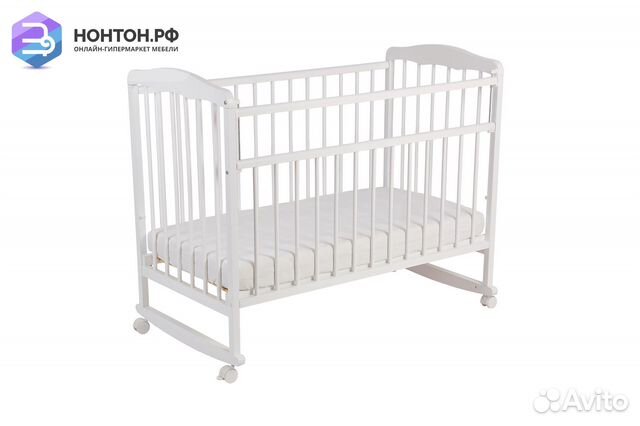 Кроватка детская Алиса белая