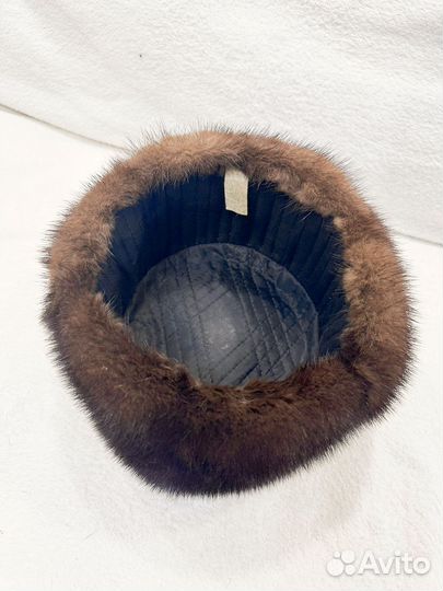 Норковая шапка мужская