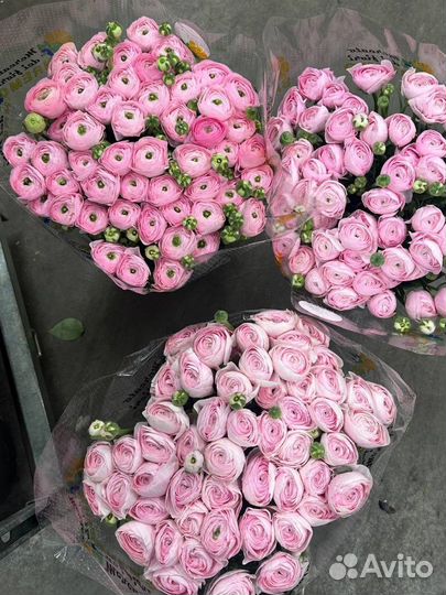 Букет с ранункулюсами