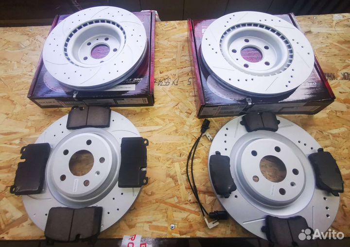 Диски и колодки PowerStop в круг на Vag