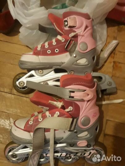 Роликовые коньки детские раздвижные