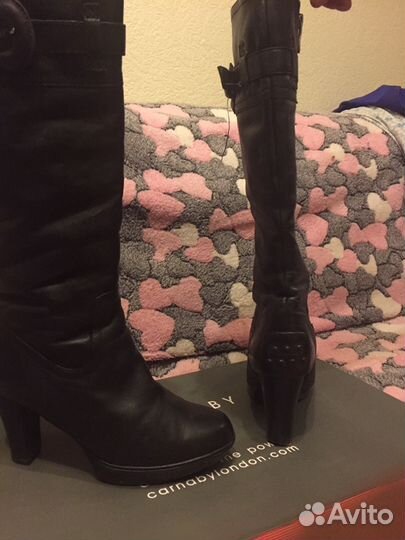 Сапоги зимние натуральная кожа и мех р-р 38