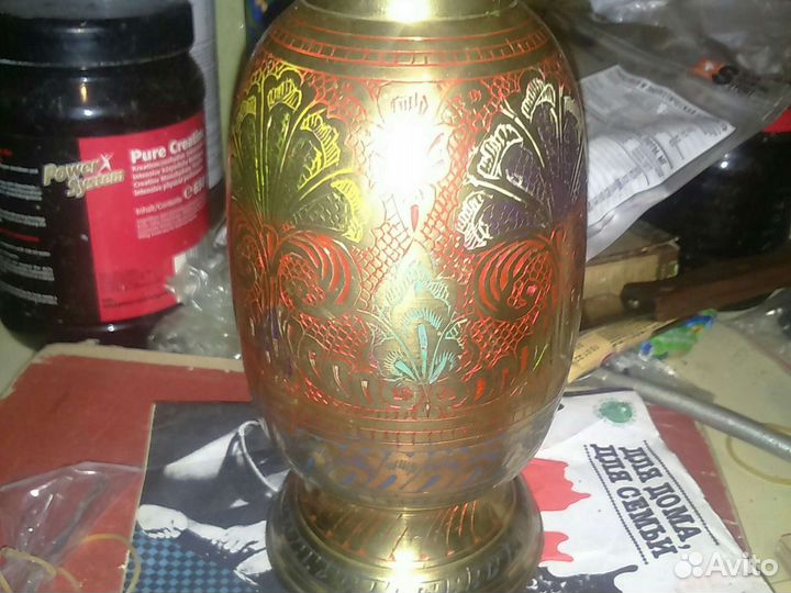 Ваза латунь