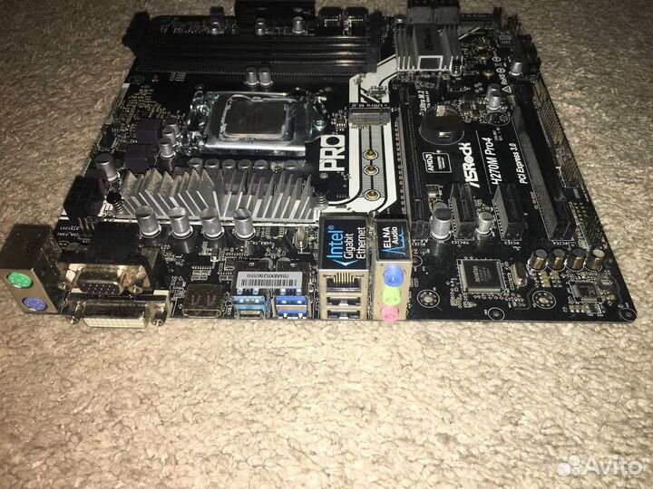 Продам Материнскую Плату H270pro4 + i7 7700k