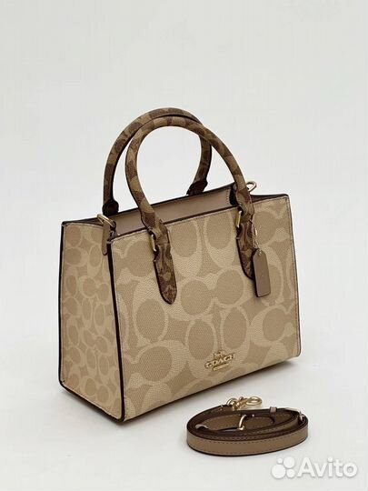 Сумка Coach Maggie Натуральная кожа/канва