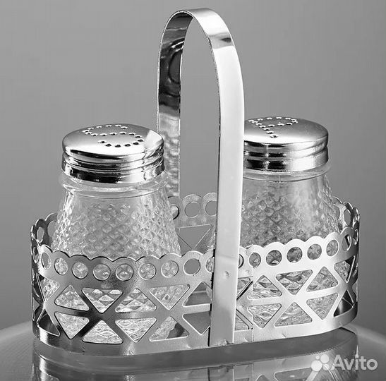 Набор для специй (3 предмета) на подставке кт511