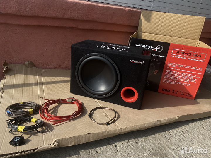 Активный сабвуфер ural black hurrakan