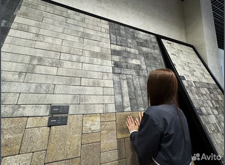 Тротуарная плитка цветная