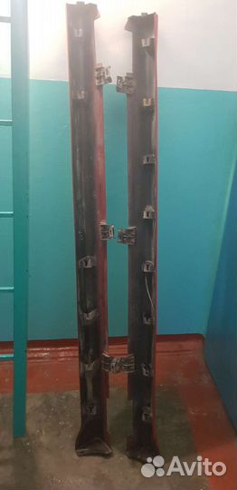 Накладки на пороги обвесы хонда фит 1 поколение