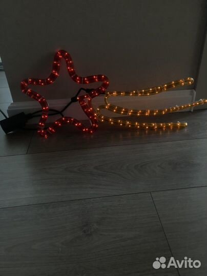 Новогодняя светодиодная светящиеся звезда