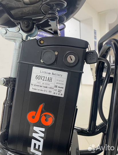 Электровелосипед монстер 800w, 60v21ah колхозник