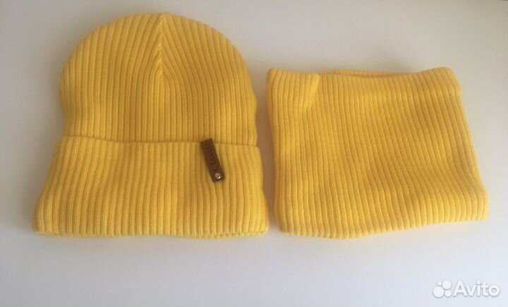 Комплект шапка и снуд женский