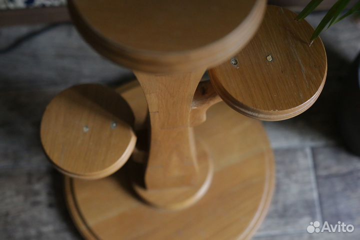 Подставка для цветов напольная деревянная