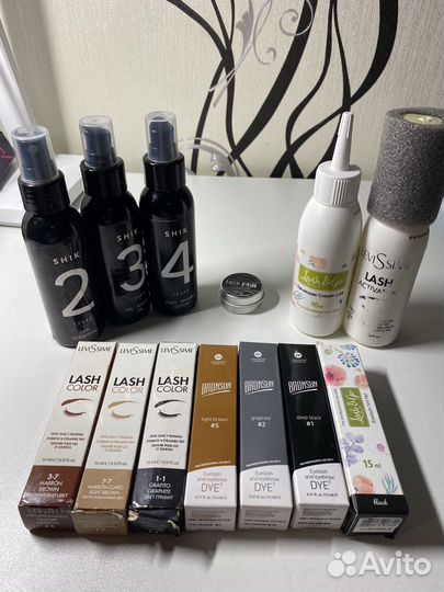 Краски для бровей и ресниц