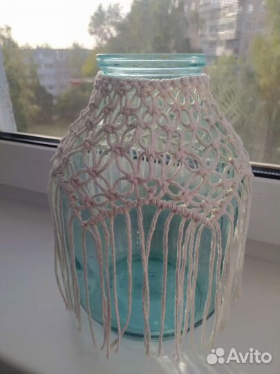 Ваза макраме