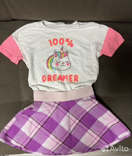 Летняя одежда для девочки 104 размер