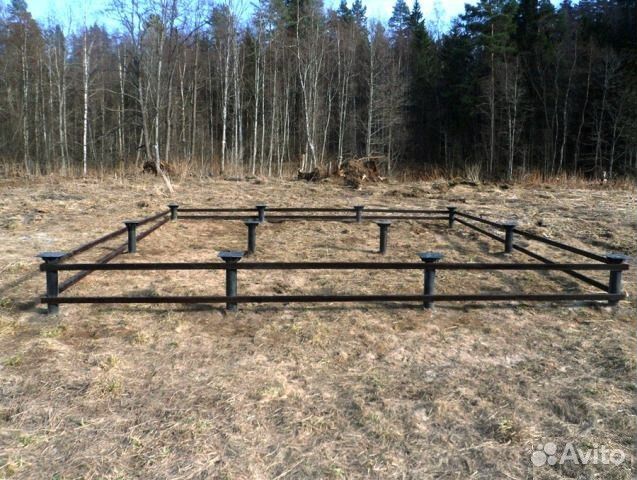 Винтовые сваи с установкой