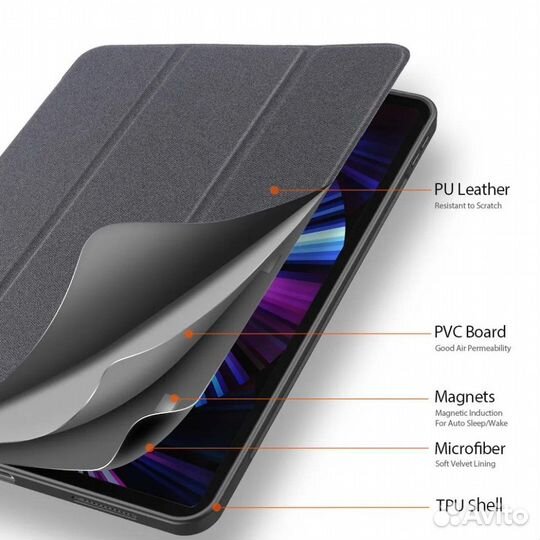Чехол Dux Ducis Domo для iPad Pro 12.9