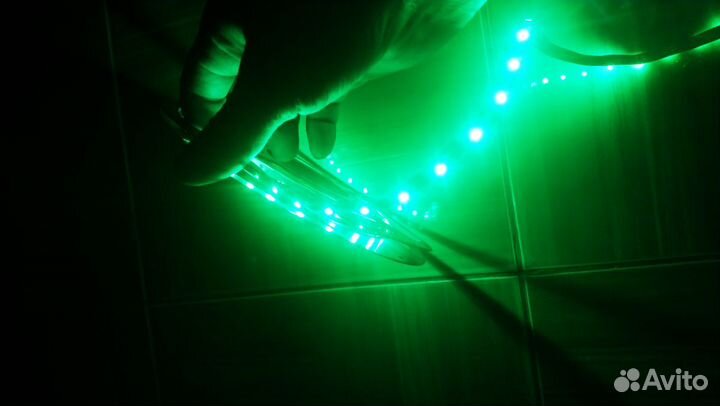 Лента светодиодная зелёная, цена за 5м