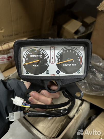 Приборка на мопед