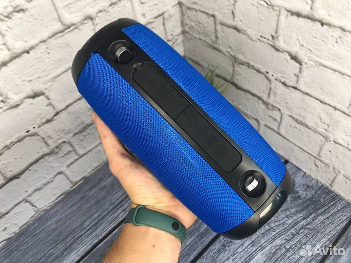 Блютуз колонка BoomsBass L109 Синяя