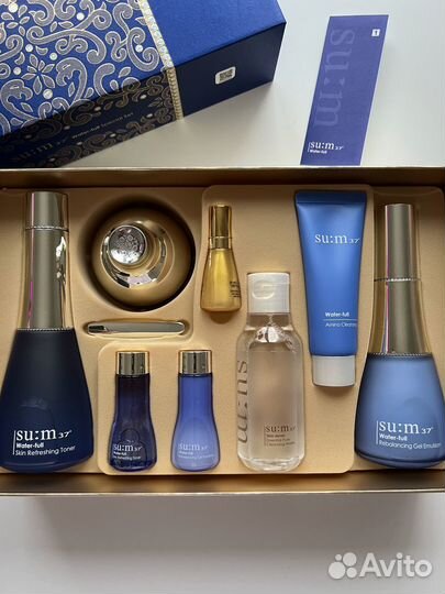 Su:m37 Water-full 3pcs Set - увлажняющая линия наб