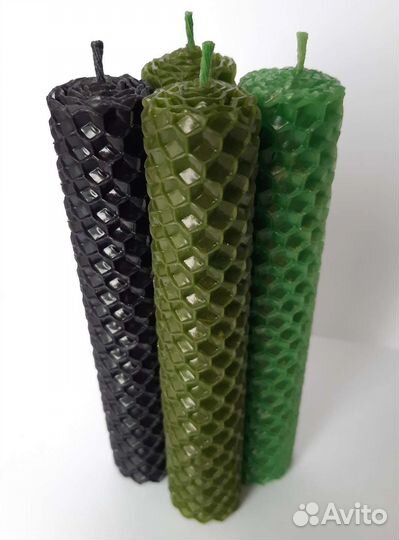 Свечи из вощины с травами