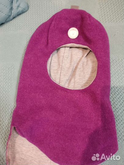 Шапка шлем для девочки 54 56