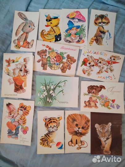 Открытки СССР 1970 г-1986 г