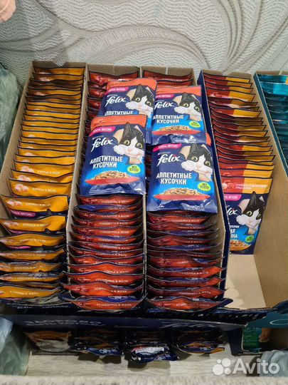 Влажный корм для кошек Феликс Felix
