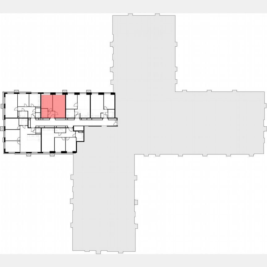 1-к. апартаменты, 39,1 м², 13/30 эт.