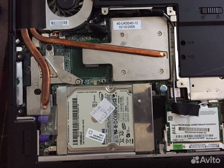 Ноутбук Fujitsu Siemens Amilo M6453G, hdd 80gb