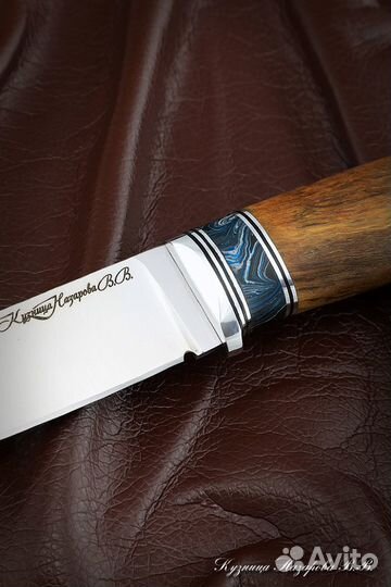 Нож Беркут 2 сталь Х12мф - сатин рукоять карельска