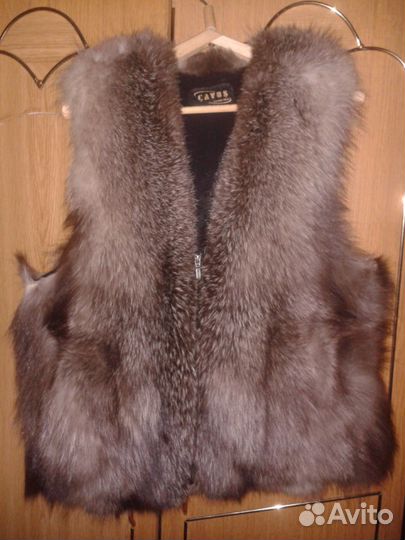 Жилетка из чернобурки р 48-50 из Турции