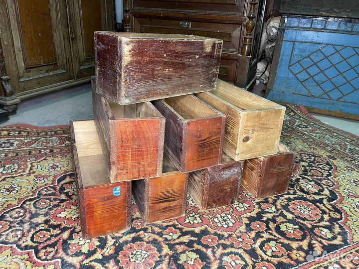 Ящики деревянные винтаж СССР