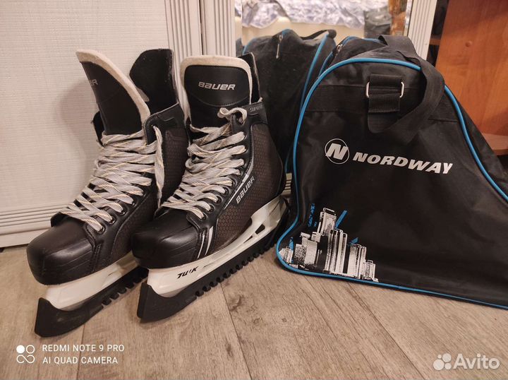 Хоккейные коньки bauer 44 размер