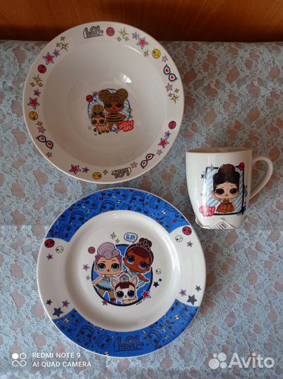 Набор детской посуды