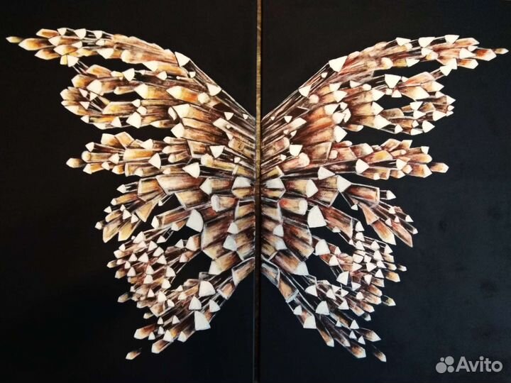 Картина интерьерная на холсте,Бабочка