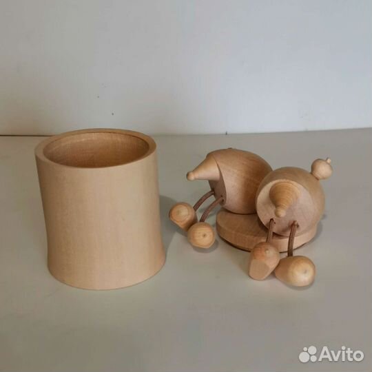 Шкатулка заготовка для декора Ёжики