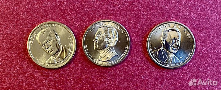 Доллары США. Инновации, Сакагавея,Президенты