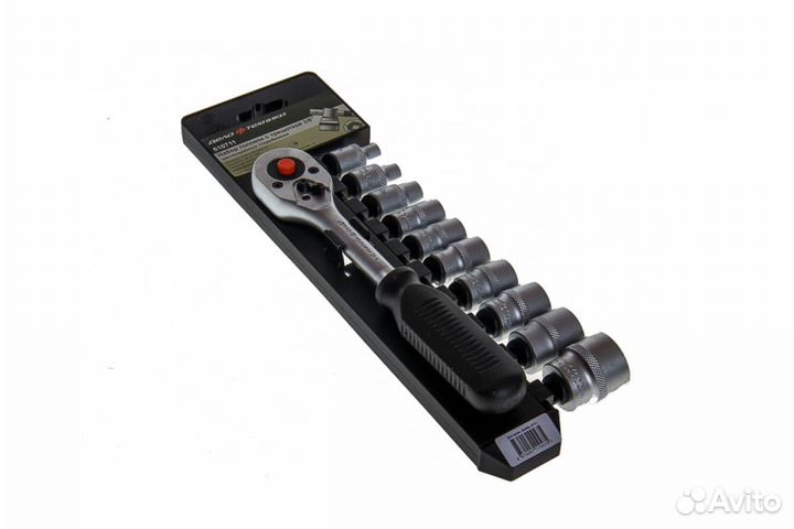 Набор головок с трещоткой 3/8